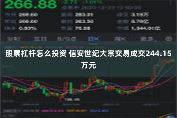 股票杠杆怎么投资 信安世纪大宗交易成交244.15万元