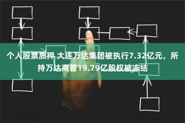 个人股票质押 大连万达集团被执行7.32亿元，所持万达商管19.79亿股权被冻结